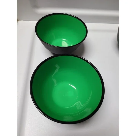 4 VTG MCM Sweden SAN-Plast Husqvarna Set Bowl Sigvard Bernadette  1960s Soup - Picture 8 of 16